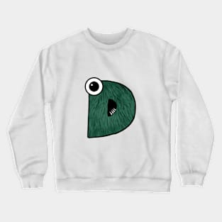 Monster Letter D Crewneck Sweatshirt